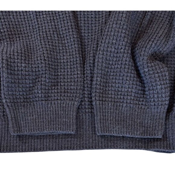 Jos A Bank Reserve Italian Yarn Blue Turtleneck Sweater XXL Cashmere Wool Blend - Picture 5 of 5